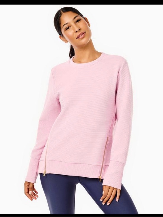Addison Bay Tops - Addison Bay Everyday Crewneck Shirt Gamepoint Pink large
